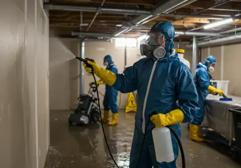 Basement Sanitization and Antimicrobial Treatment process in Haines Borough, AK