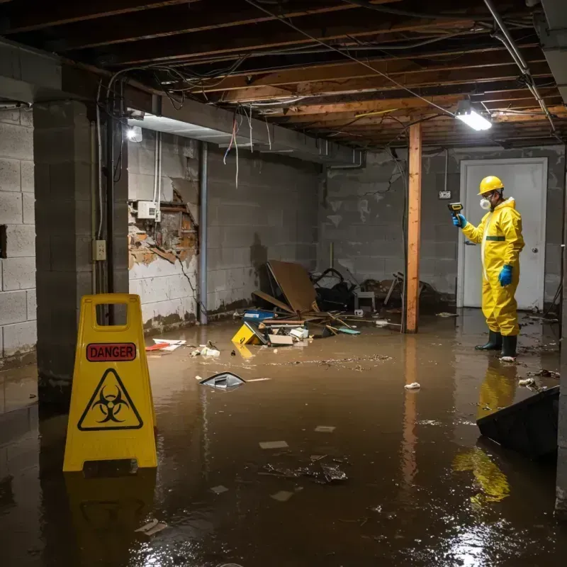 Flooded Basement Electrical Hazard in Haines Borough, AK Property